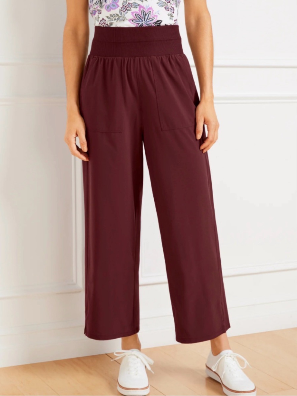 Talbots Lightweight Woven Stretch Utility Pants